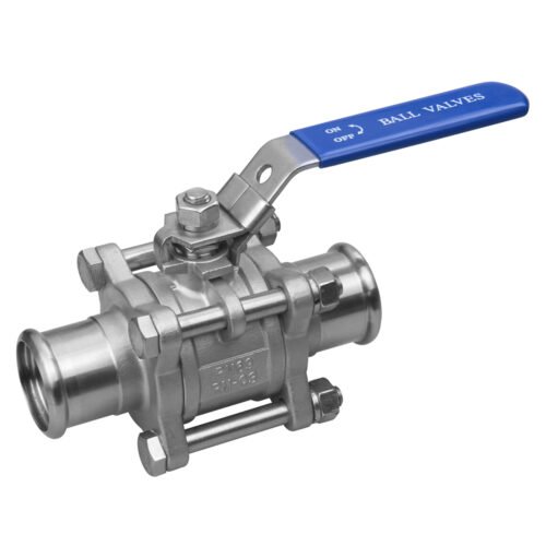 3PC Ball Valve Press End ∅35-∅108