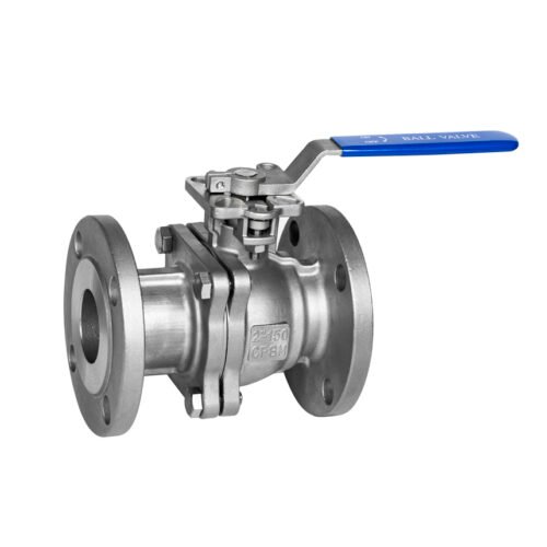 2PC Flange Ball Valve with M.PAD 150LBS